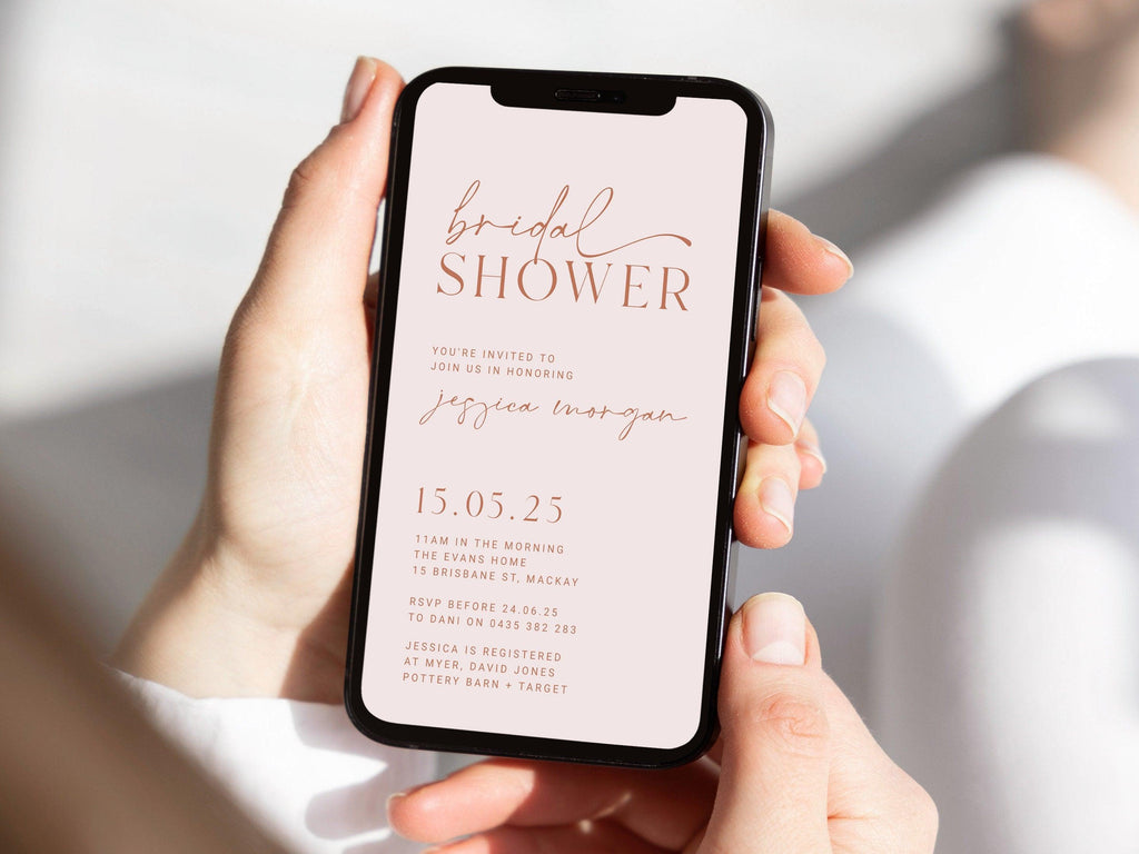 Minnie Bridal Shower Invitation .Bridal Shower Invitation .The Sundae Creative
