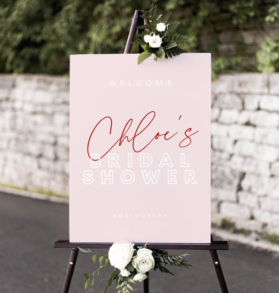 Bridal Shower Welcome Sign Brody  Bridal Shower Welcome Sign THE SUNDAE CREATIVE