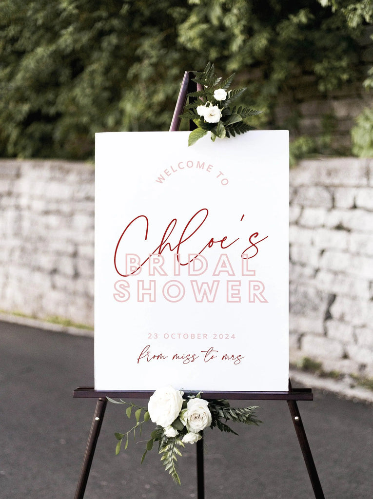 Bridal Shower Welcome Sign Brody .Bridal Shower Welcome Sign .The Sundae Creative