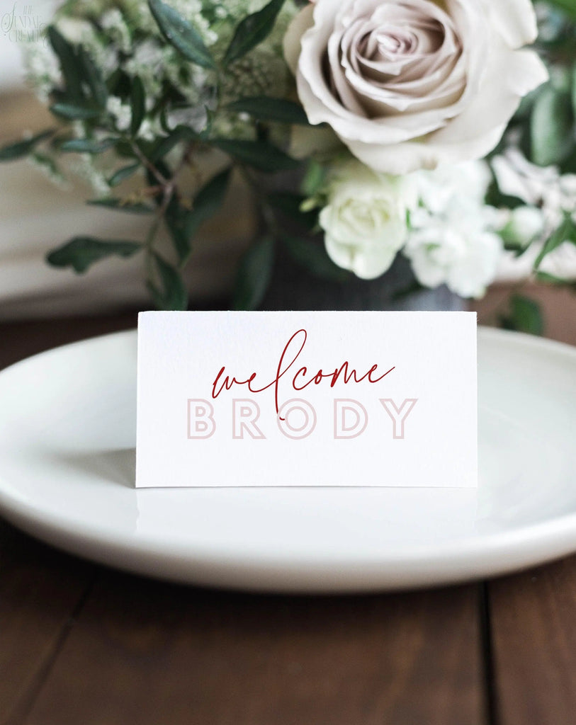 Placecards Brody - THE SUNDAE CREATIVE