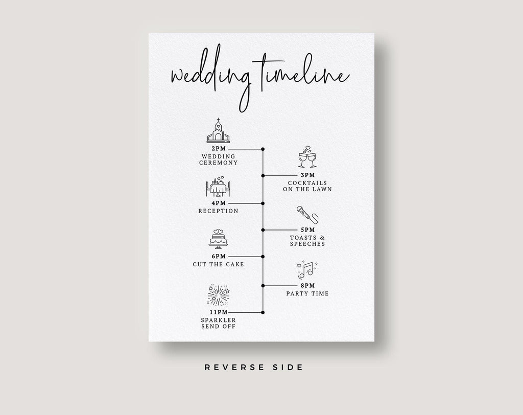 Wedding Timeline Ascot - THE SUNDAE CREATIVE