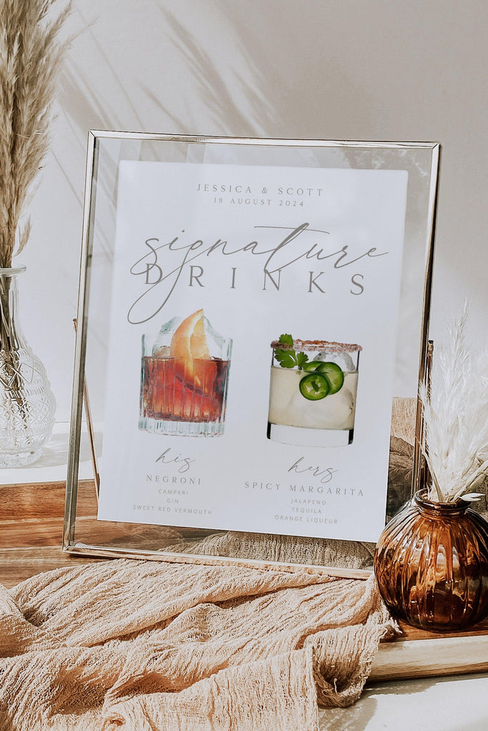 Cocktail Sign - Haze - The Sundae Creative