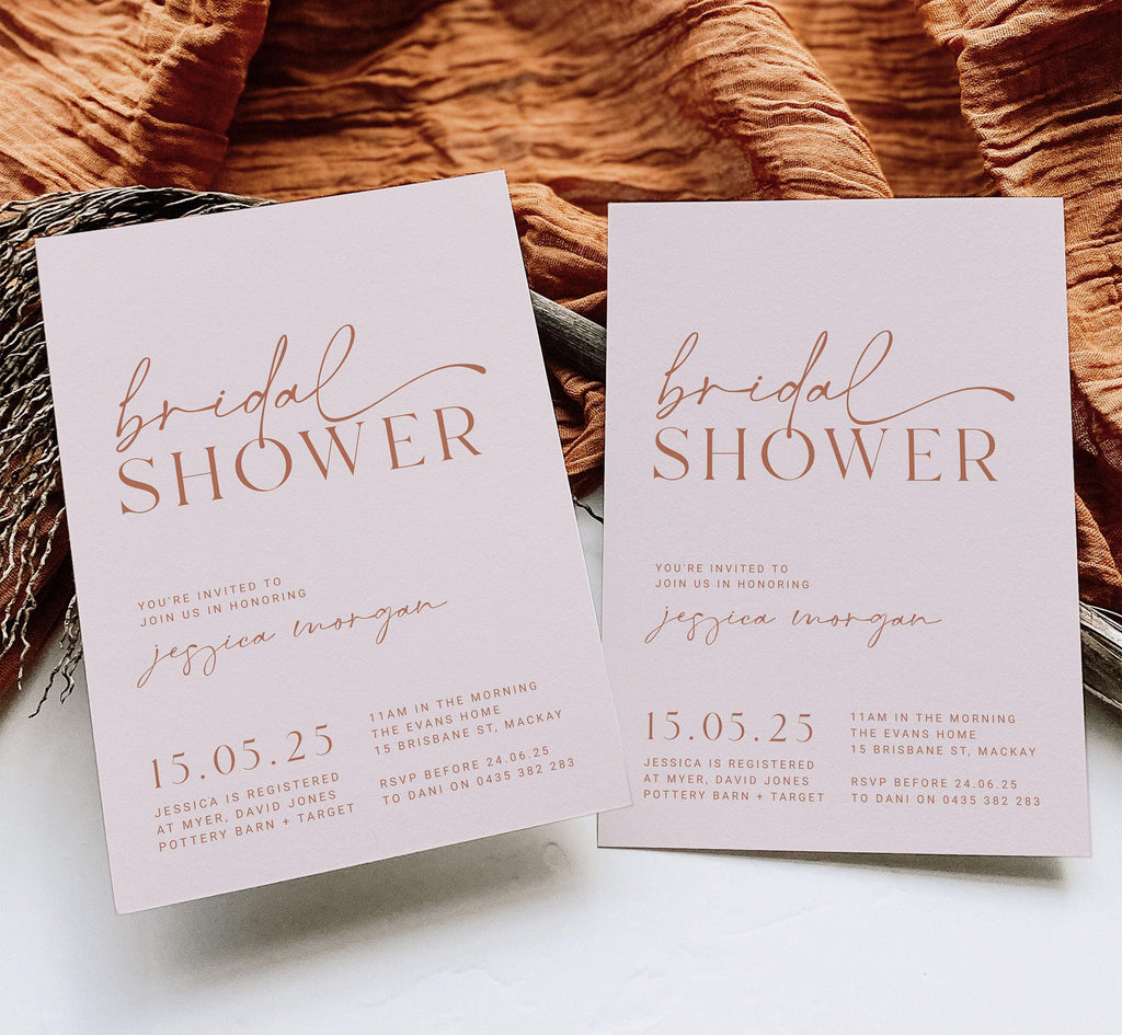 Minnie Bridal Shower Invitation .Bridal Shower Invitation .The Sundae Creative