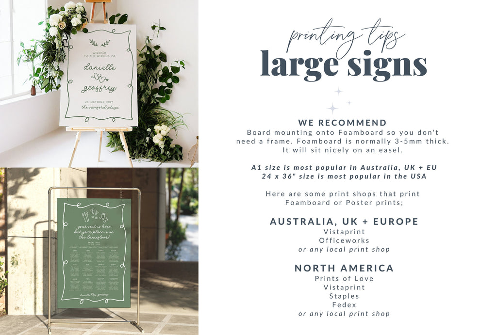 DAZZLE Minimalist Wedding Welcome Sign, Welcome Wedding Sign, Script Wedding Welcome Sign, Modern Wedding Signs Editable Templett